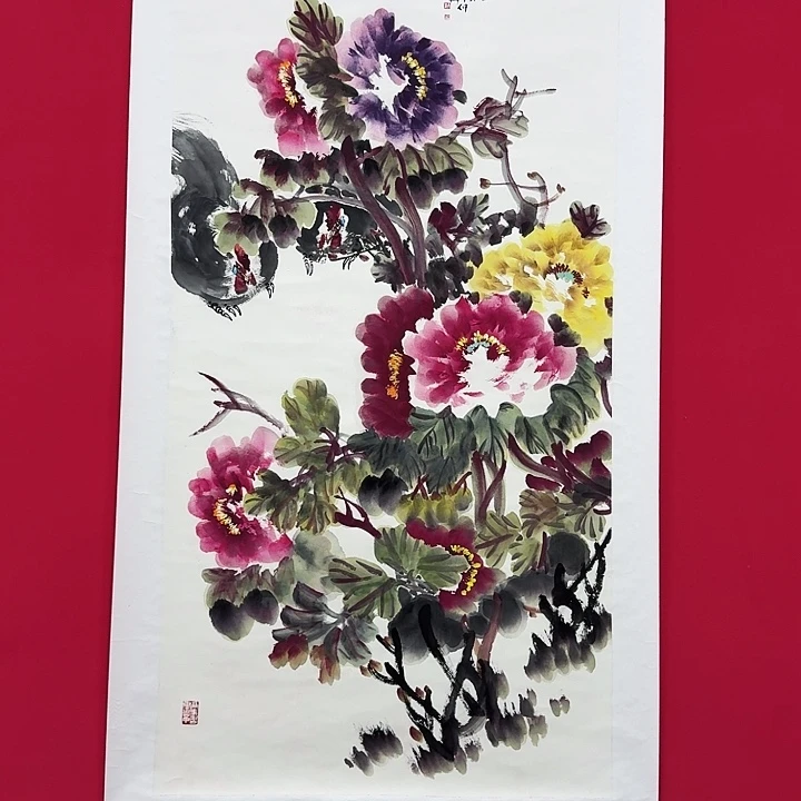 国画精品纯手绘8平尺