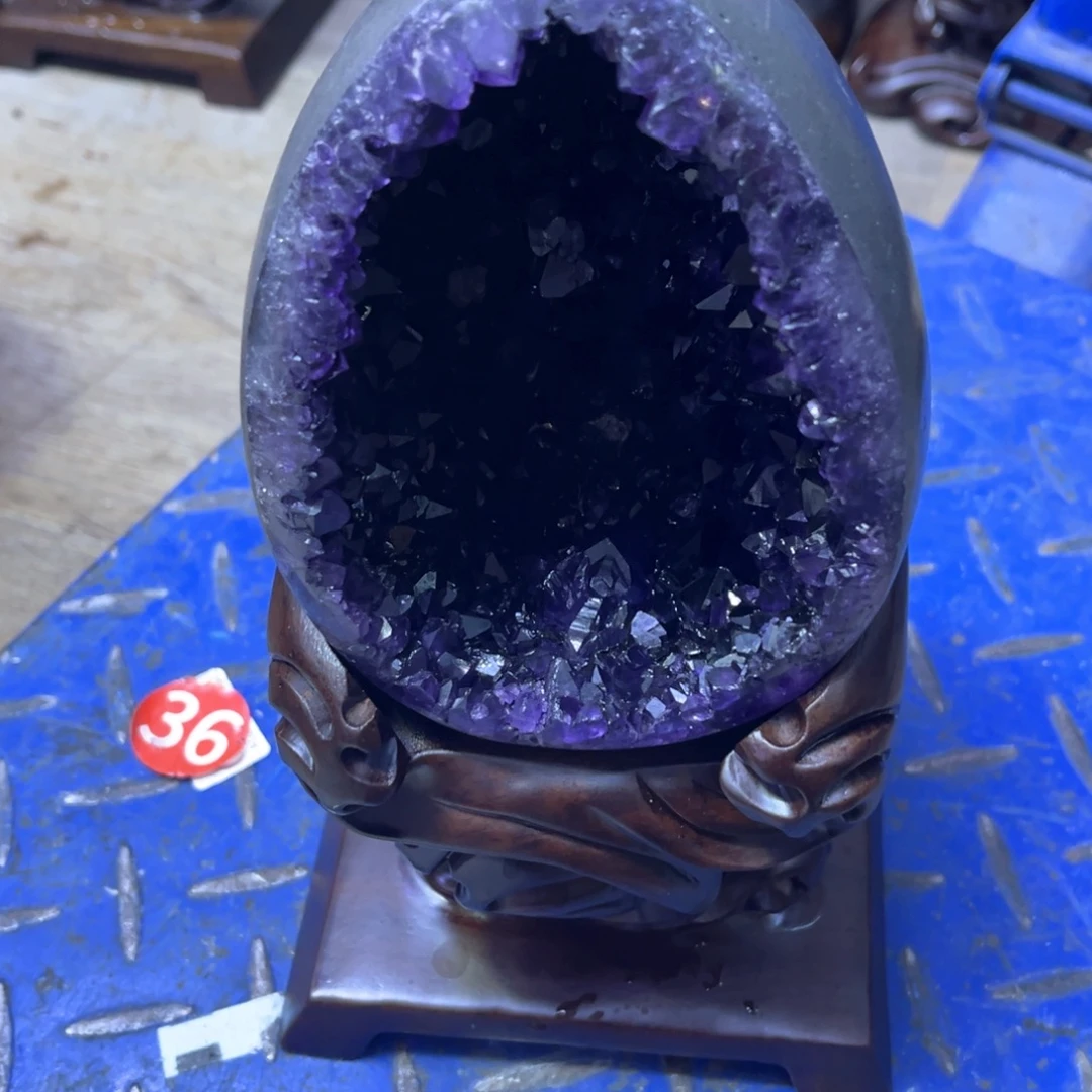 晓***儿未镶嵌大型摆件（非配饰）紫晶晶