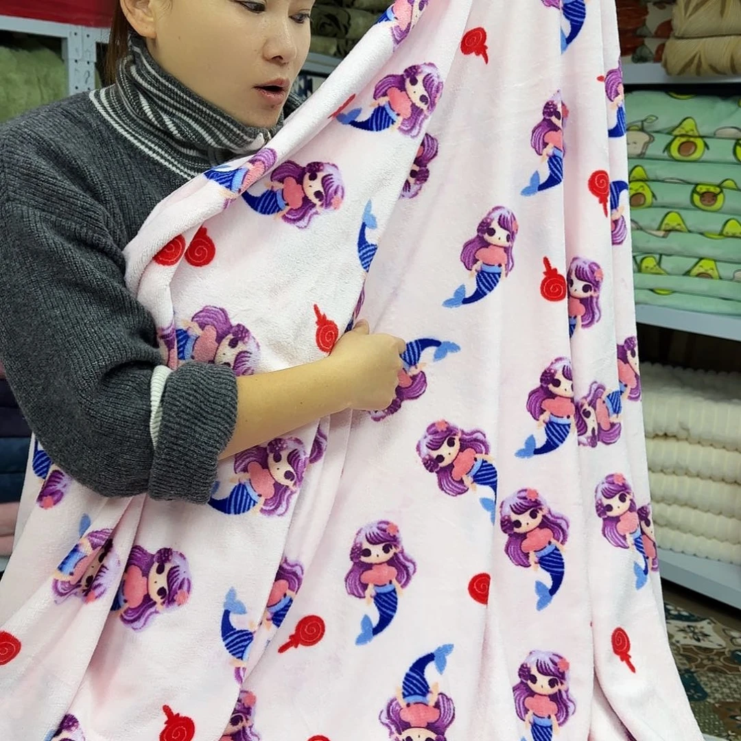 羊羔毛180.200牛奶绒儿童被套