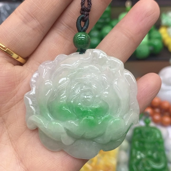 翡翠未镶嵌手链项链15