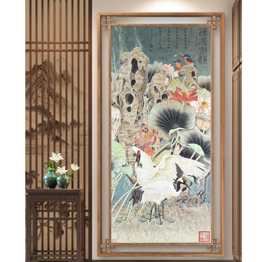 黄逸宾教授作品《连年有余》