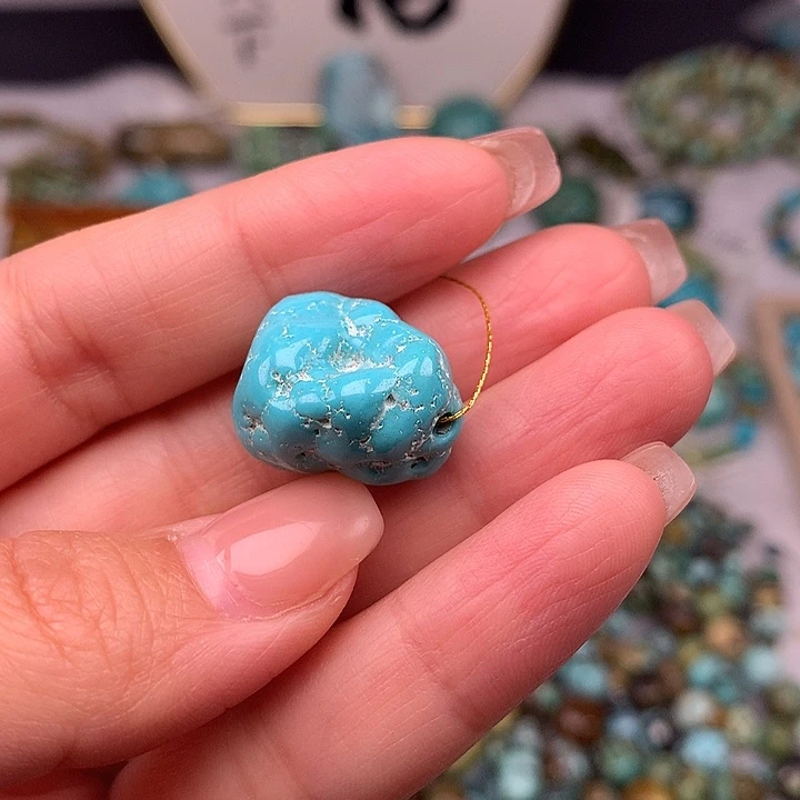 绿松石未镶嵌扣子