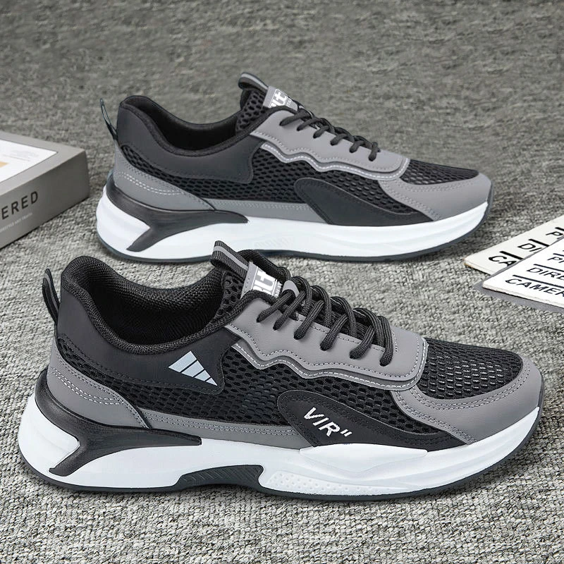 新款特大码男鞋45舒适透气网面鞋46时尚百搭潮男运动鞋47休闲鞋48