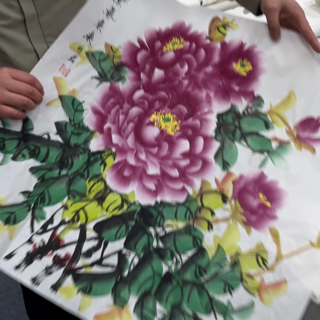 国画手绘画作品和绘画