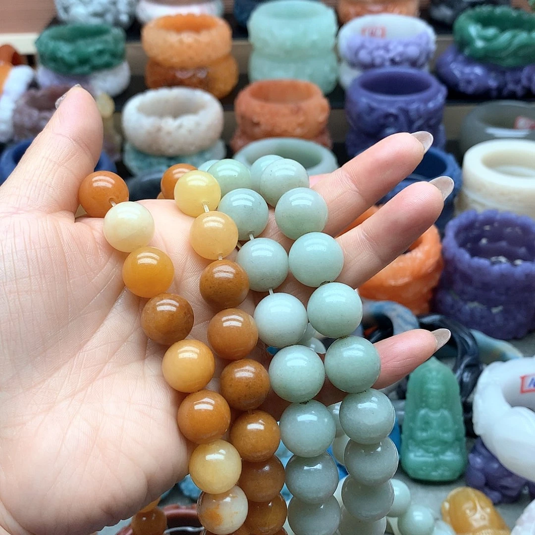 毛衣链未镶嵌石英质玉