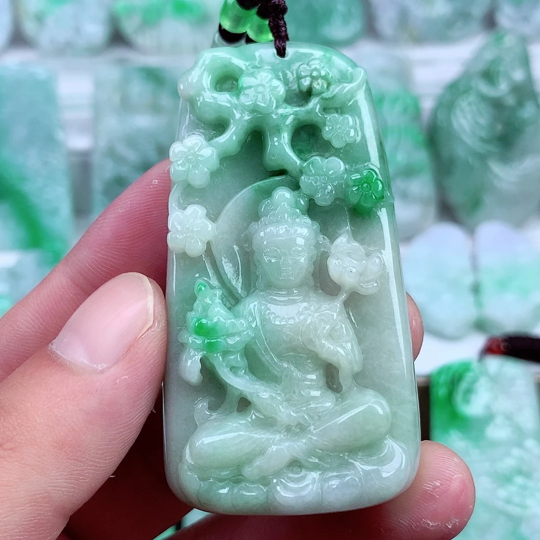 翡翠未镶嵌颈饰翡翠吊坠