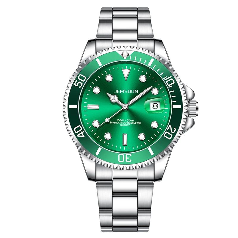 【专柜直发】绿水鬼/全新正品/撤店名表高奢夜光防水自动腕表-AH