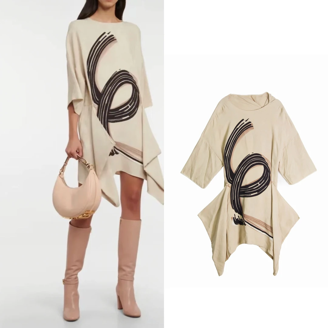 99新 FENDI/芬迪 印花连衣裙 40码 F1201