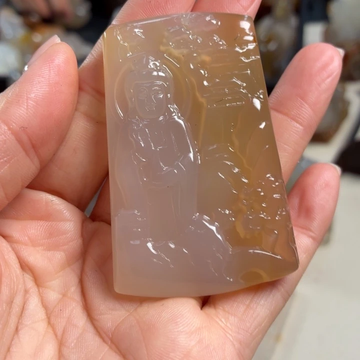 玛瑙/玉髓未镶嵌吊坠(不含链)