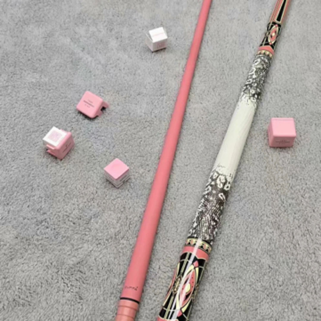 cuppa粉色午夜碳纤维台球杆小头美式九球大头杆中式黑八