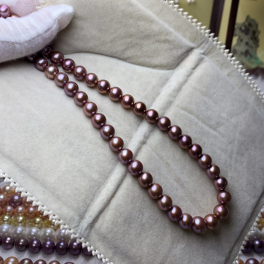 沙***鸥项链银S925镶嵌淡水珍珠