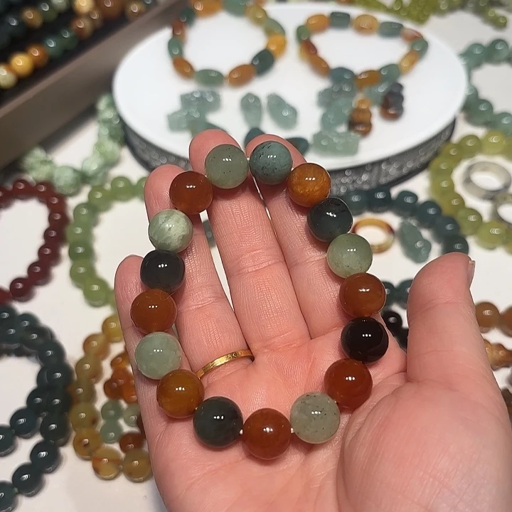 蛇纹石玉未镶嵌手串