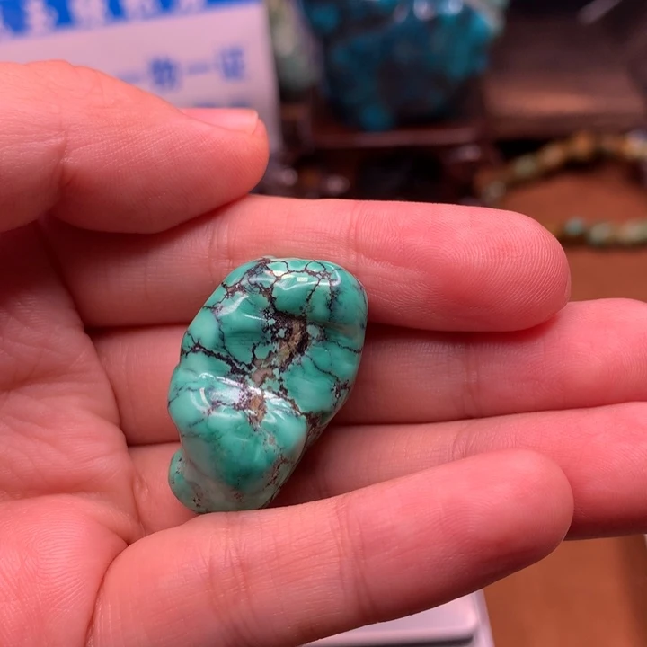 绿松石原矿未镶嵌五****戒