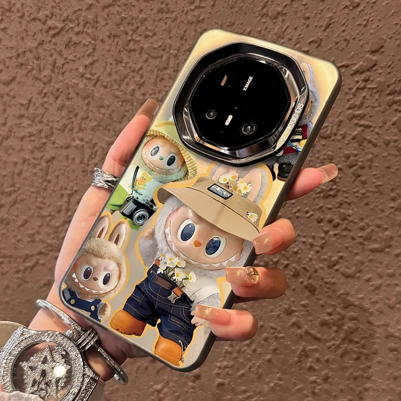 适用华为mate70rs非凡大师手机壳可爱拉布布创意彩银全包高档新款