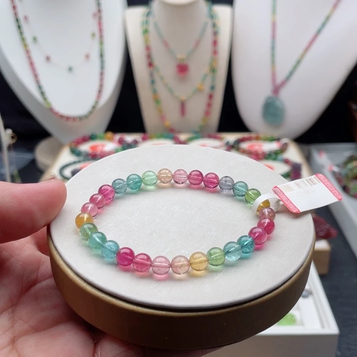 未镶嵌手链碧玺m****o碧玺手链