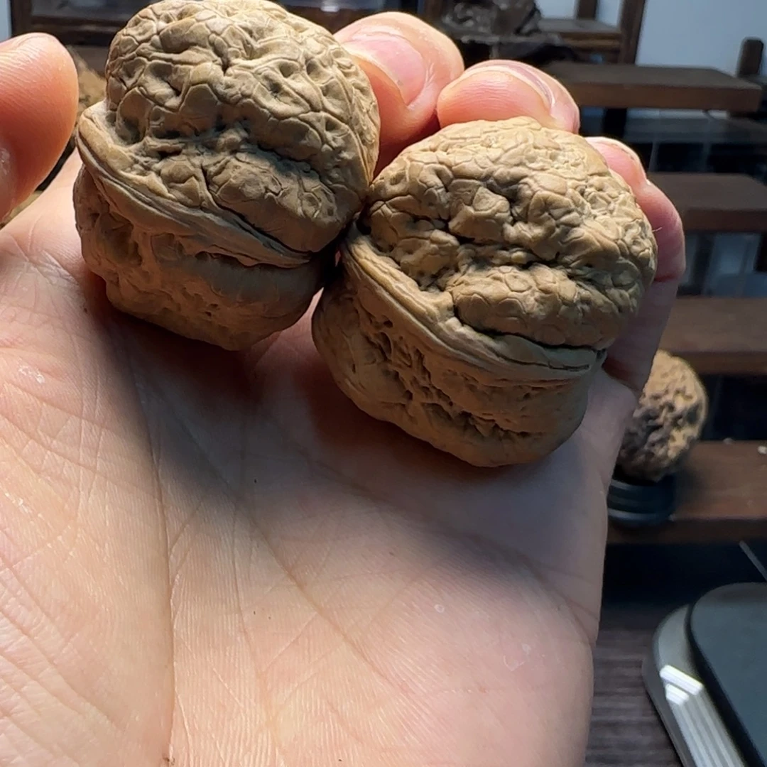 文玩核桃把件肌肉达摩