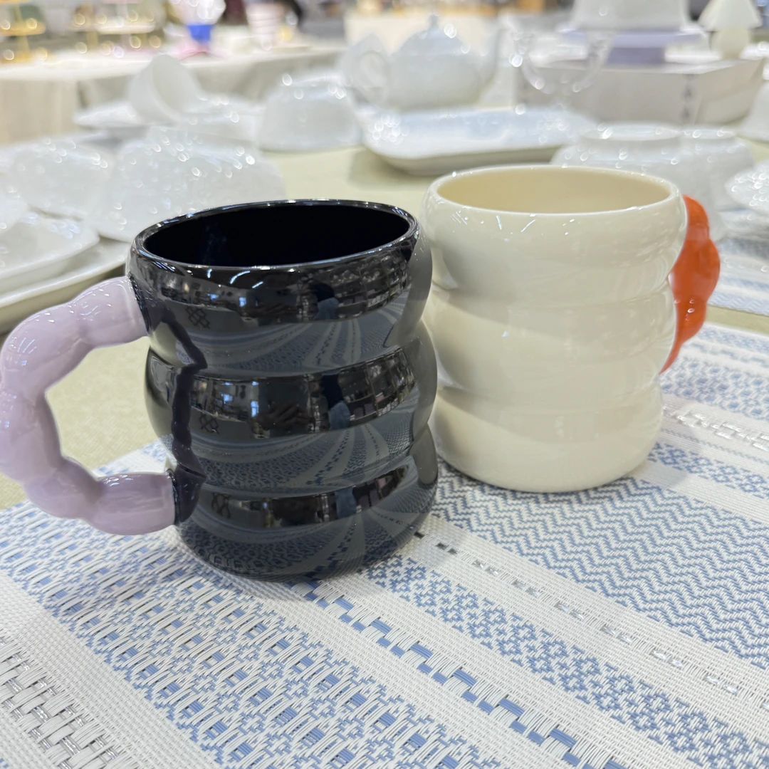 （2个装）大容量陶瓷葫芦杯马克杯