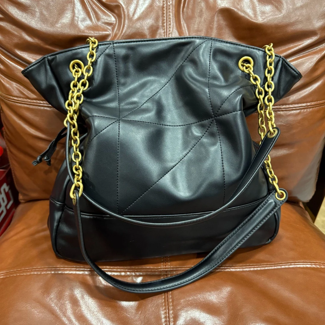 手工真皮包HC-33-R797-福肩中-阳-黑