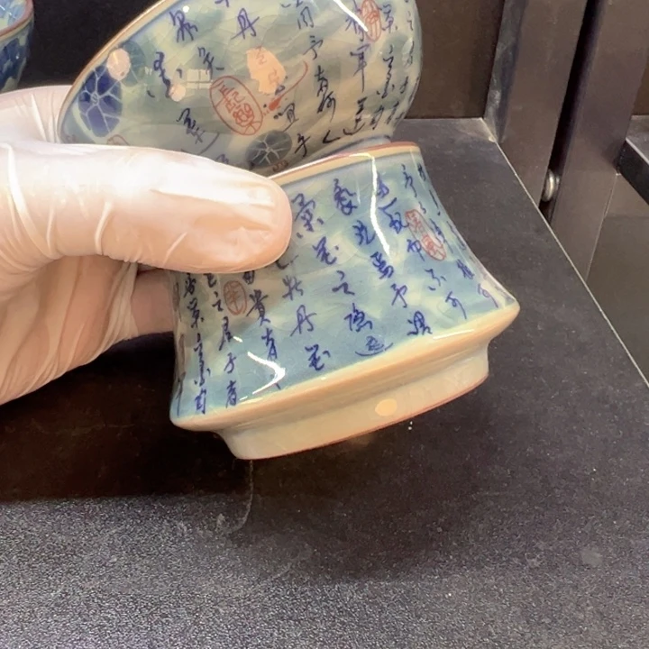 瓷片淘泥啊啊莲茶漏全品