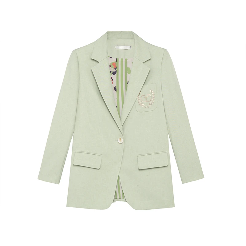 设计师女装2025秋季新款西装宽松显瘦气质百搭款西装外套31372