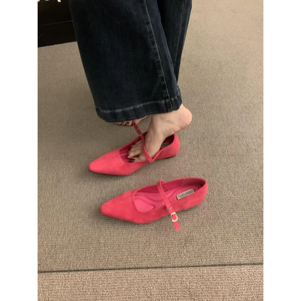 法式晚风气质女士玛丽珍鞋女2025新款仙女风复古设计感内通勤单鞋