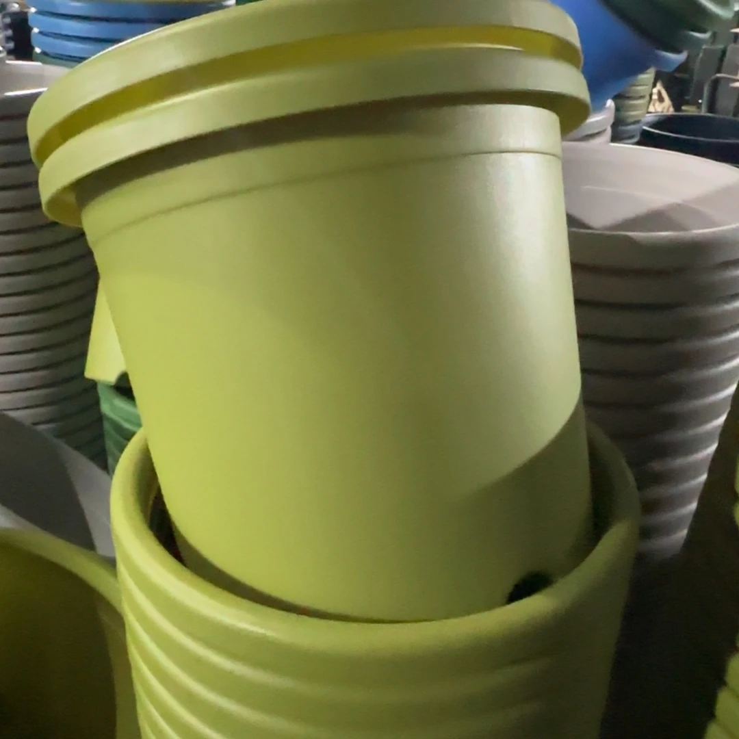 树脂四季盆5#无拖果绿6