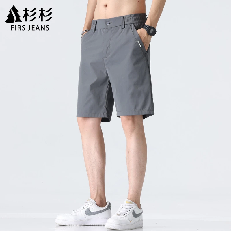 FIRS JEANS杉杉夏季薄款短裤男款爆款中裤2025新款男士五分裤子男