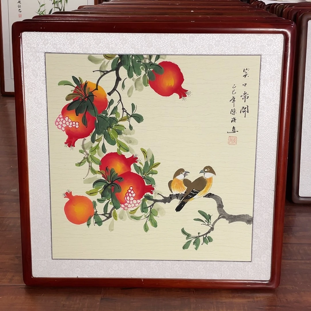 国画带框尺寸63*63厘米