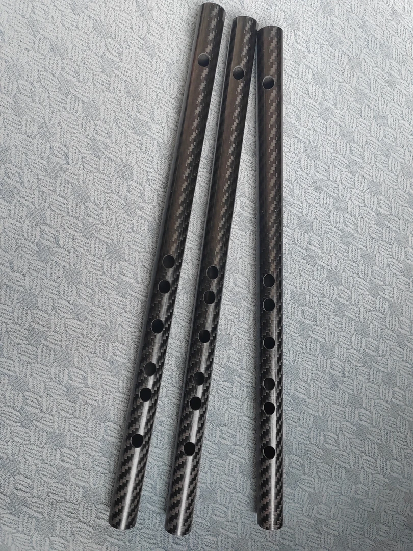 碳纤维笛子初学者碳素无膜孔超短笛迷你笛口袋笛黑色防身入门新款