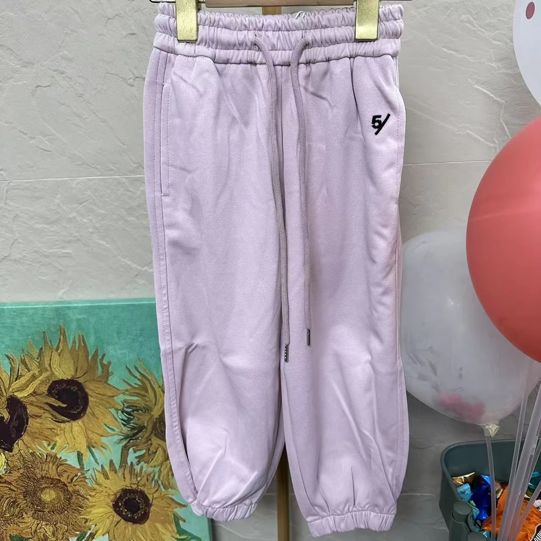 针织长裤粉色17335