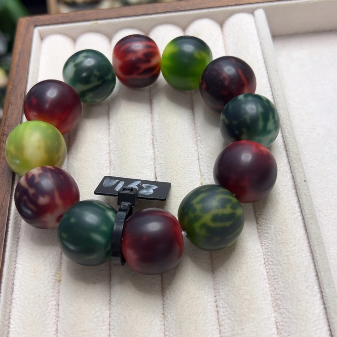 手串菩提根/象牙果卡21苹果干磨微瑕