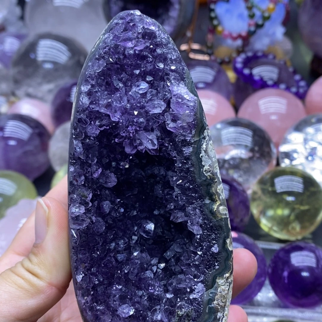未镶嵌珠宝半成品水晶925紫水晶