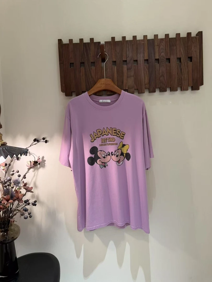 1712 字母蝴蝶结米奇半袖