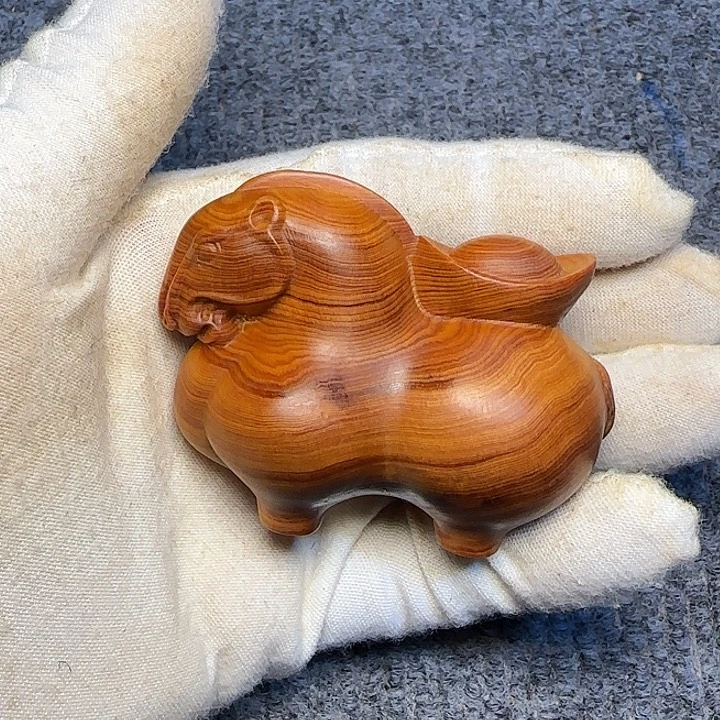 柏木（崖柏）全陈化老料把件