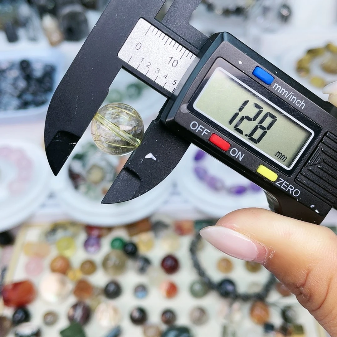 水晶单珠打孔不退不换未镶嵌