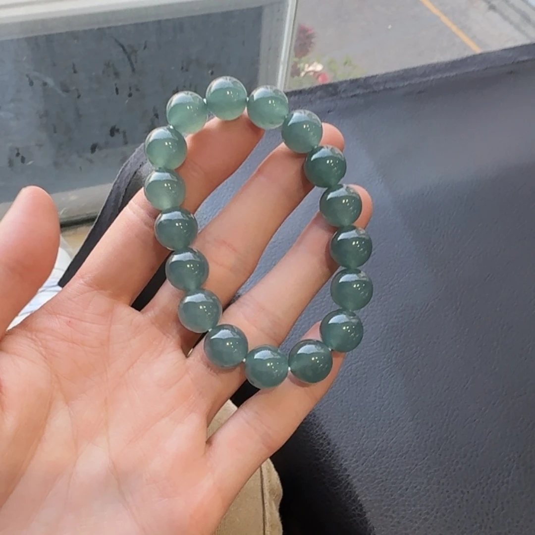 社***强翡翠未镶嵌手链手串