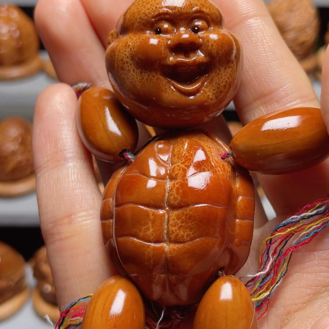 吊坠橄榄核龟仙人