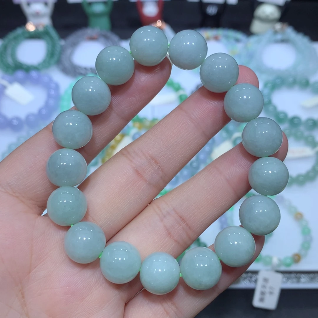 翡翠未镶嵌手串天然