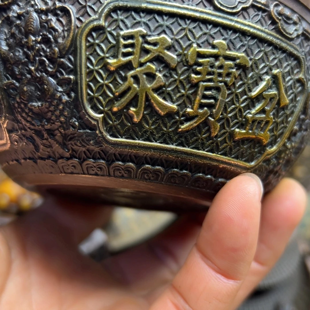 铜摆件欢迎欢迎你