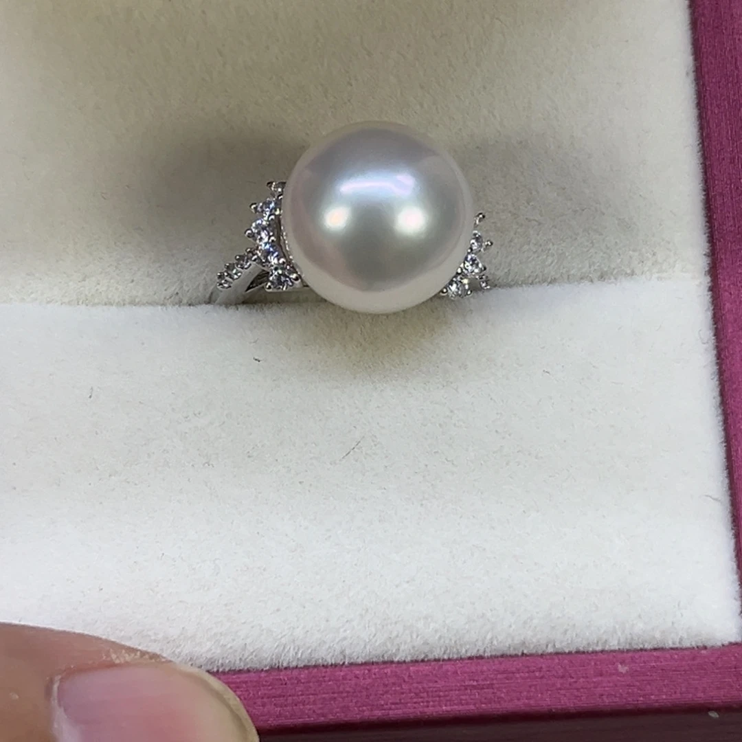 银S925镶嵌颈饰淡水珍珠