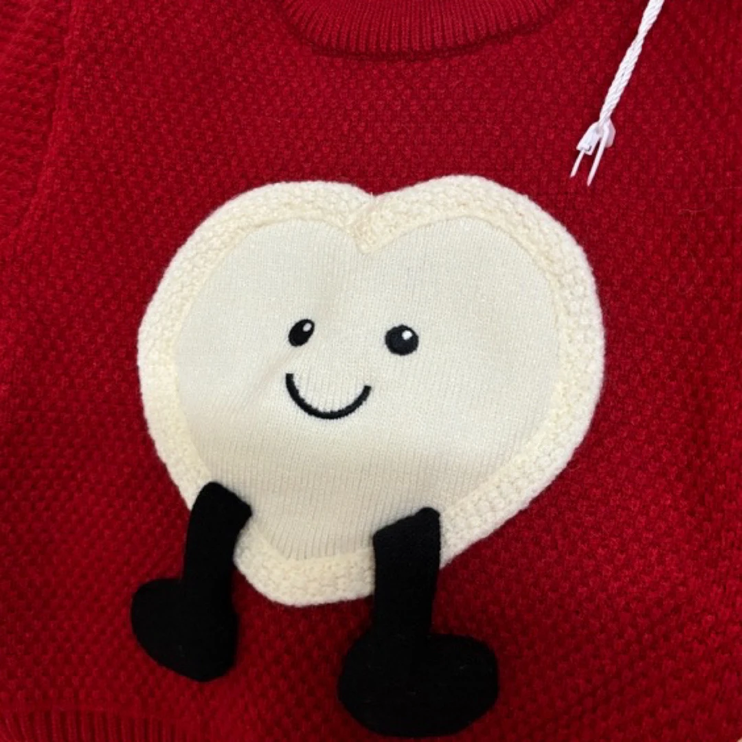 女童秋冬甜美套头毛衣女宝宝韩版可爱打底针织衫小童保暖毛线衣