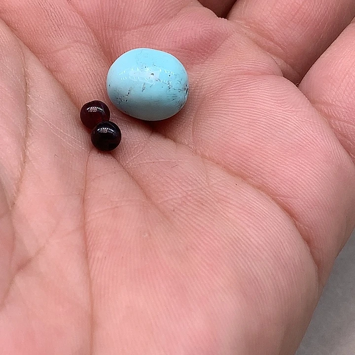 黑曜岩未镶嵌颈饰