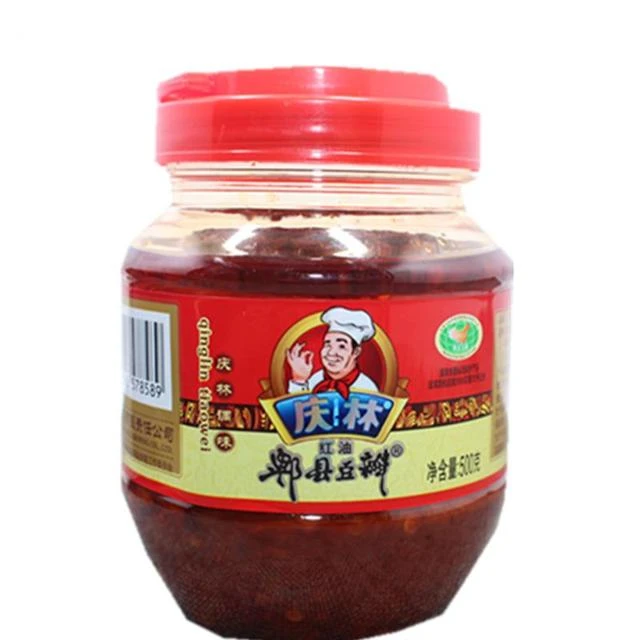 庆林牌郫县豆瓣酱500g红油豆瓣四川特产正宗川菜之魂炒菜烧菜酱