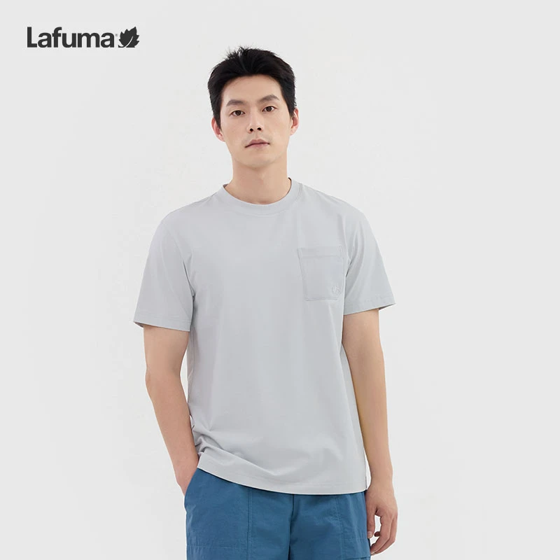 LAFUMA乐飞叶25夏季凉感防紫外线UPF40+短袖T恤男士运动LMTS5BS39