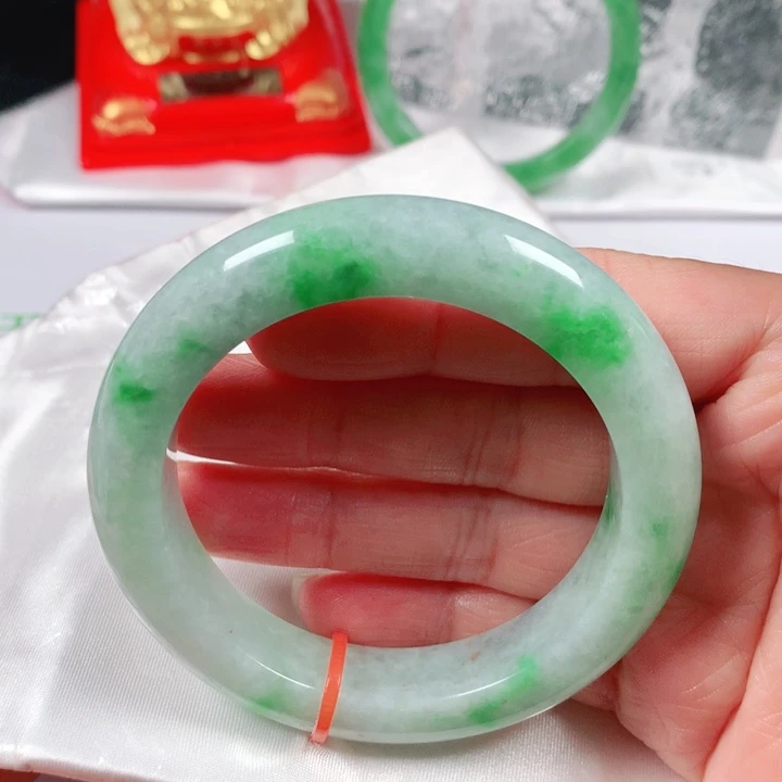 未镶嵌手镯翡翠   编号0164 正圈54+ 福利镯