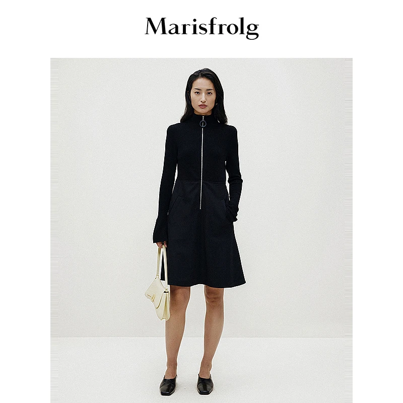 【婷婷专属】Marisfrolg/玛丝菲尔女装冬季连衣裙ACDE40166