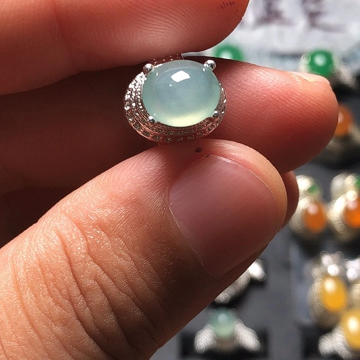 定制翡翠未镶嵌天然翡翠4号
