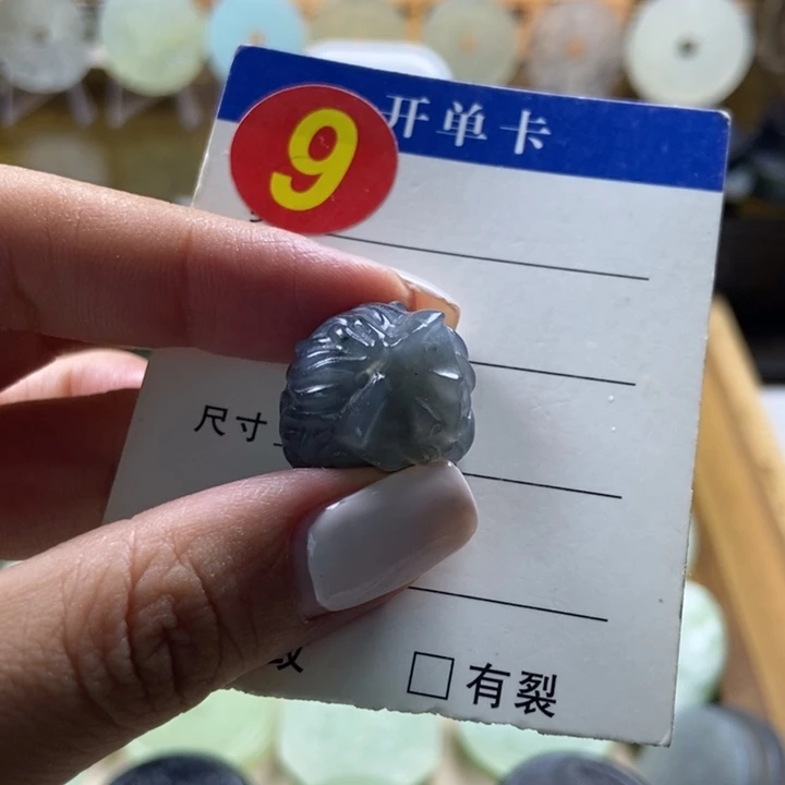蛇纹石玉未镶嵌挂件匸**乂
