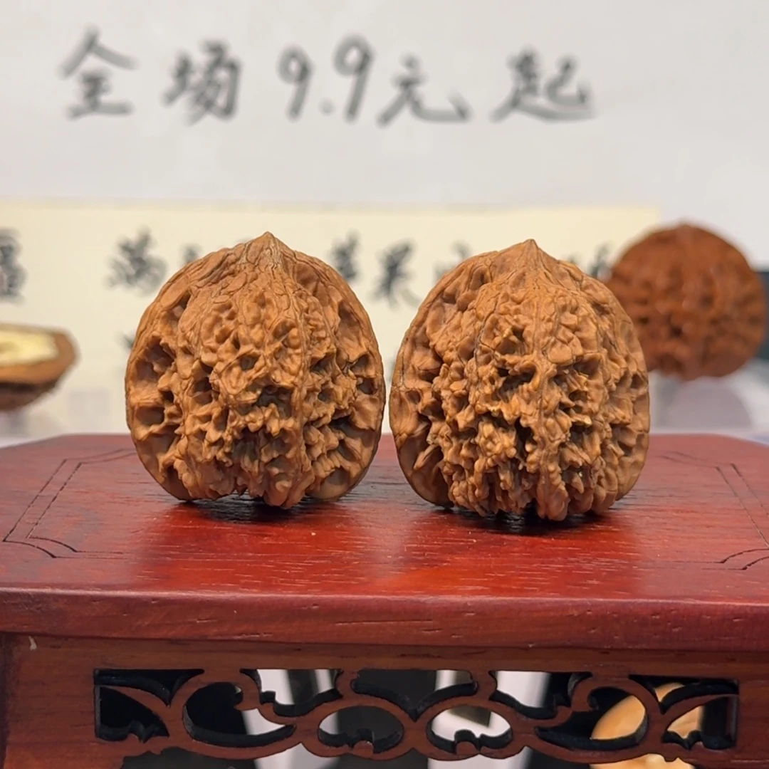 文玩核桃把件4号满天星边36肚35高37全品无药无修原生态