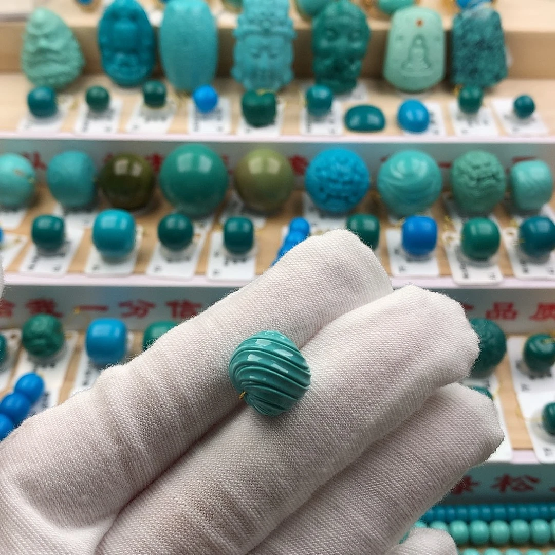 绿松石未镶嵌配饰13.2-10.8